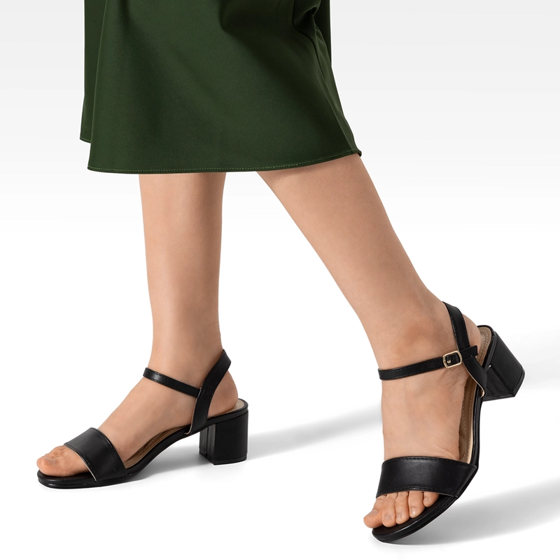 SANDALIA TACO GRUESO CASUAL ELEGANTE MUJER  WEIDE JS71B - 2