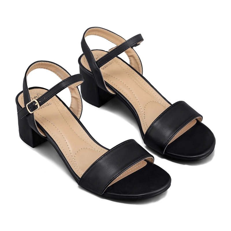 SANDALIA TACO GRUESO CASUAL ELEGANTE MUJER  WEIDE JS71B - 6