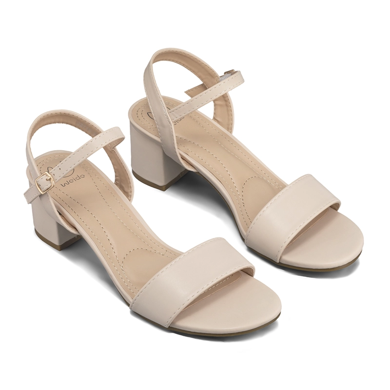 SANDALIA TACO GRUESO CASUAL ELEGANTE MUJER  WEIDE JS71B - 6