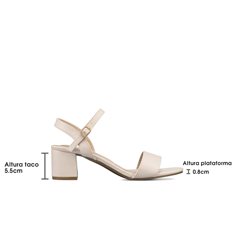 SANDALIA TACO GRUESO CASUAL ELEGANTE MUJER  WEIDE JS71B - 8