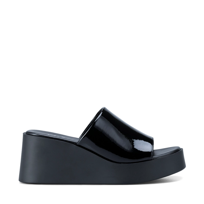 SANDALIA CASUAL PLATAFORMA NEGRA MUJER WEIDE QIU330 - 1