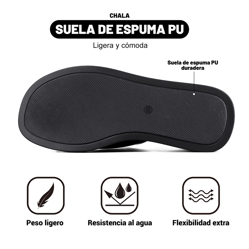 SANDALIA CASUAL PLATAFORMA NEGRA MUJER WEIDE QIU330 - 9