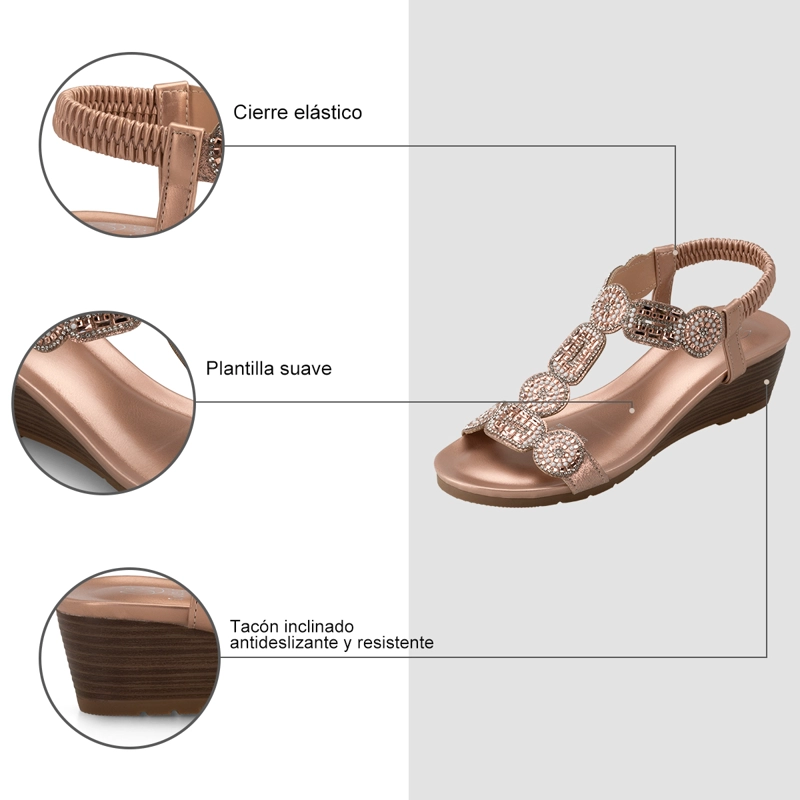 SANDALIAS PILAR CHAMPAN WEIDE - 8