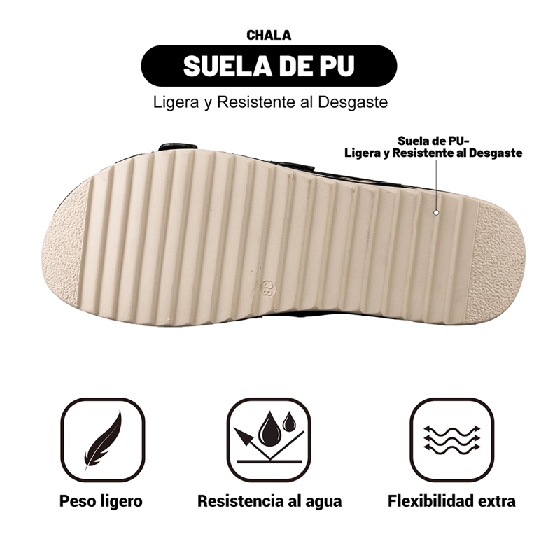 SANDALIA PLANA CASUAL MUJER  WEIDE JN31 - 7
