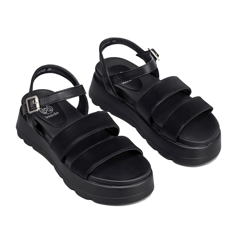 SANDALIA CASUAL PLATAFORMA MODA CONFORT MUJER WEIDE YOU528 - 5