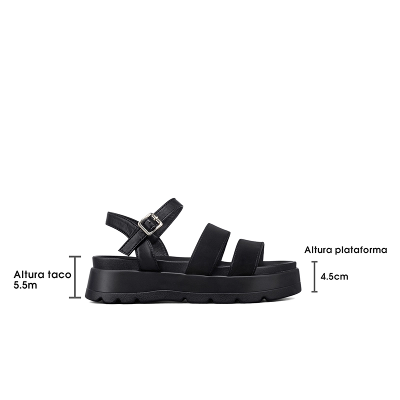 SANDALIA CASUAL PLATAFORMA MODA CONFORT MUJER WEIDE YOU528 - 6