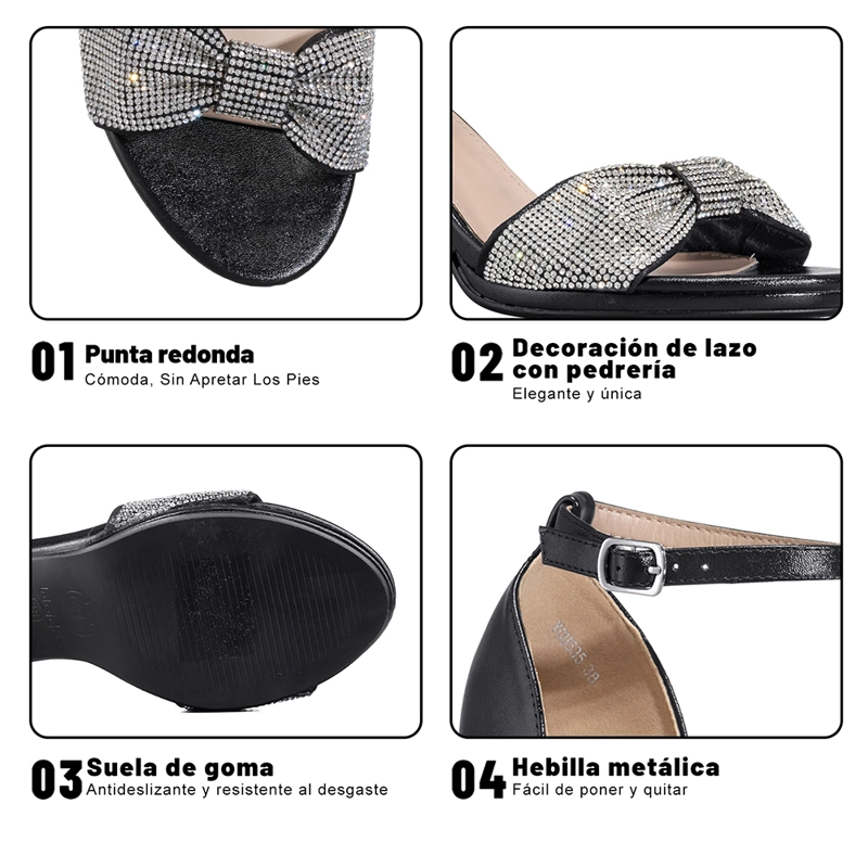 SANDALIA TACO ALTO FIESTA ELEGANTE MUJER WEIDE YOU535 - 9