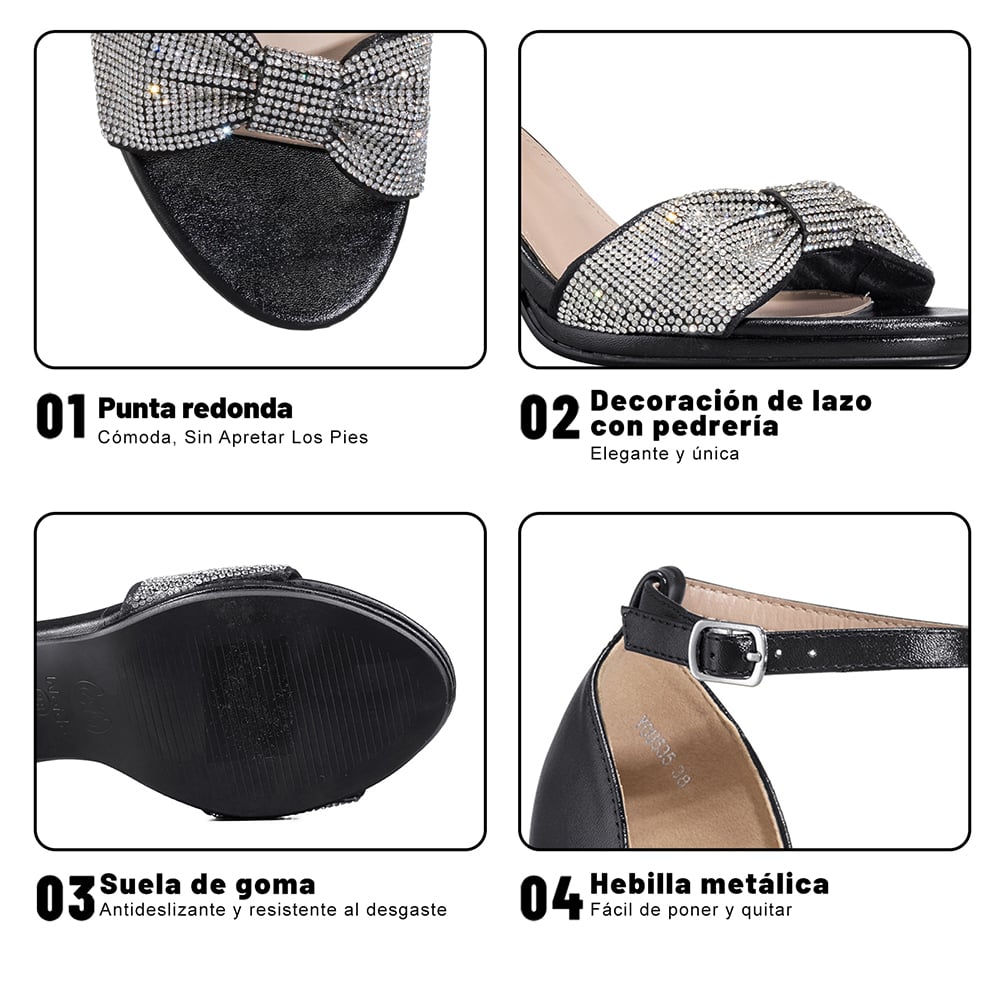 SANDALIA TACO ALTO FIESTA ELEGANTE MUJER WEIDE YOU535 - 9