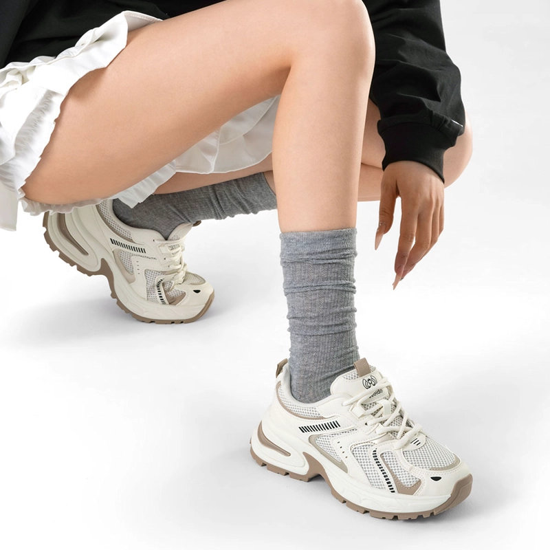 ZAPATILLA DEPORTIVA MUJER DE MALLA PLATAFORMA WEIDE LT206 - 2