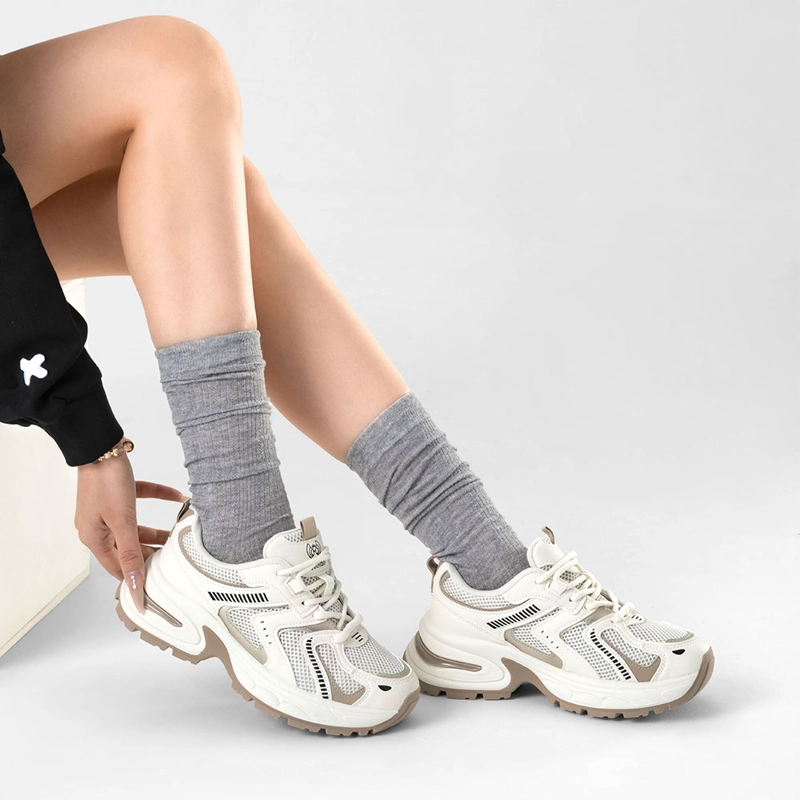 ZAPATILLA DEPORTIVA MUJER DE MALLA PLATAFORMA WEIDE LT206 - 3
