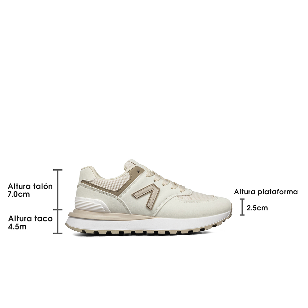 ZAPATILLA CASUAL DEPORTIVA URBANA CONFORT MUJER WEIDE SS01 - 7