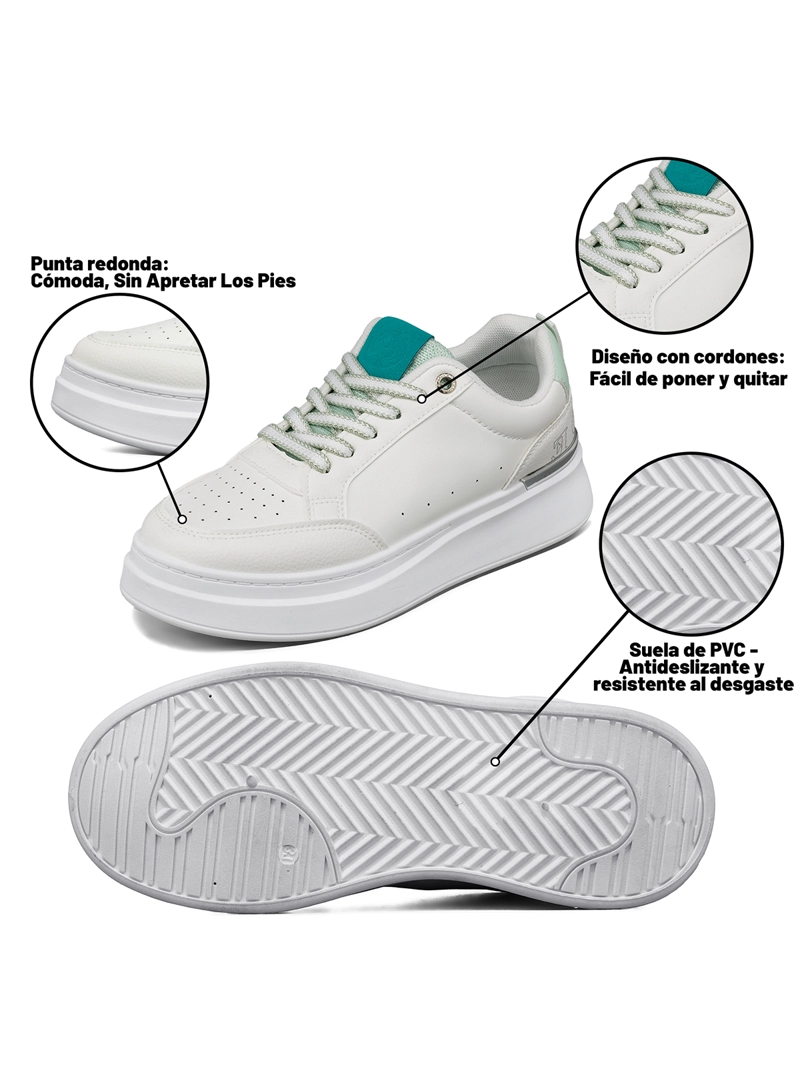 ZAPATILLA URBANA CASUAL PLATAFORMA MUJER WEIDE SS02 - 8