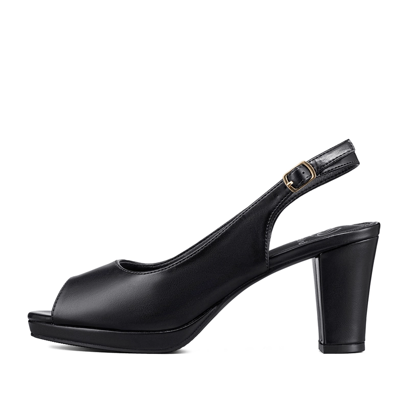 ZAPATO ELEGANTE  TALON LIBRE  PEEP TOE MUJER WEIDE GH170 - 5