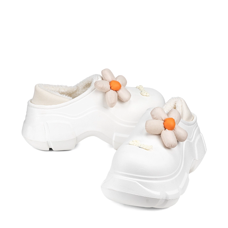 ZUECO BLANCO CASUAL MUJER WEIDE GH120 - 5