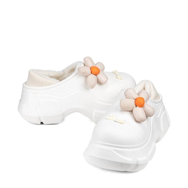ZUECO BLANCO CASUAL MUJER WEIDE GH120 - 5