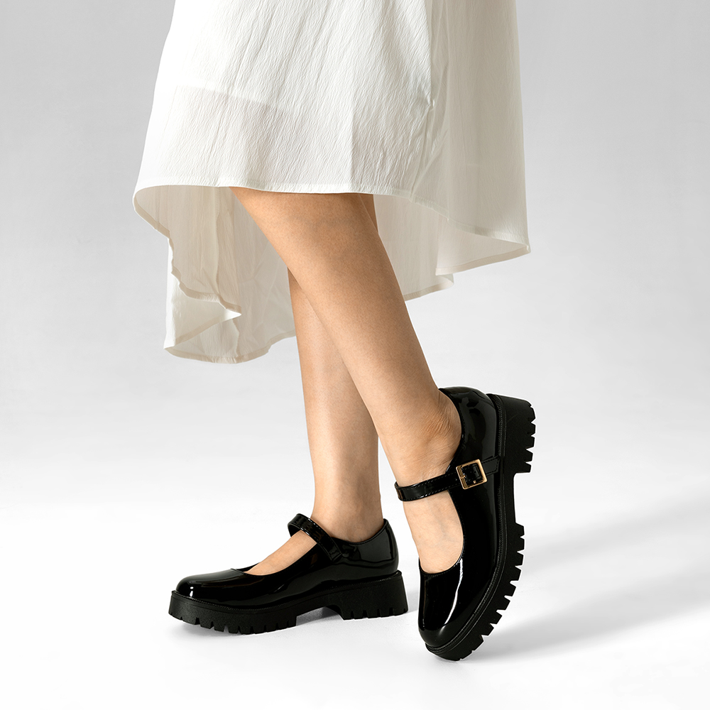 ZAPATO MARY JANE PLATAFORMA ESCOLAR MUJER WEIDE JN720 - 3