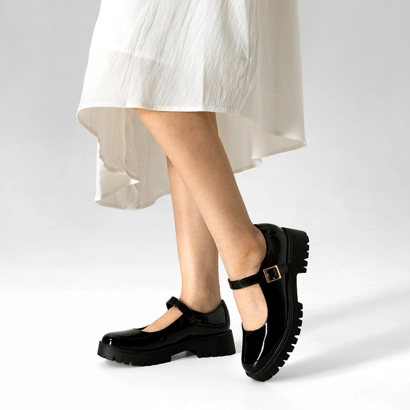 ZAPATO MARY JANE PLATAFORMA ESCOLAR MUJER WEIDE JN720 - 3