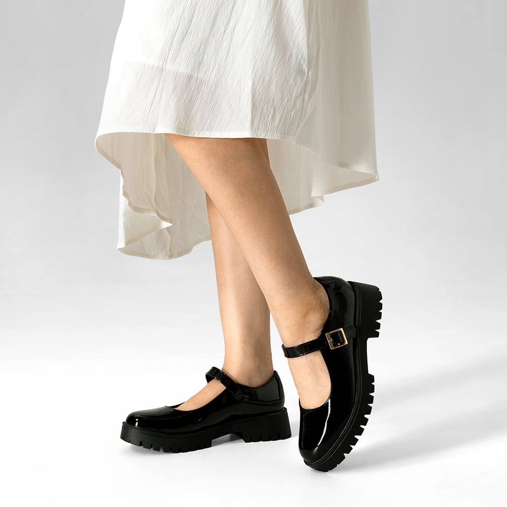 ZAPATO MARY JANE PLATAFORMA ESCOLAR MUJER WEIDE JN720 - 3