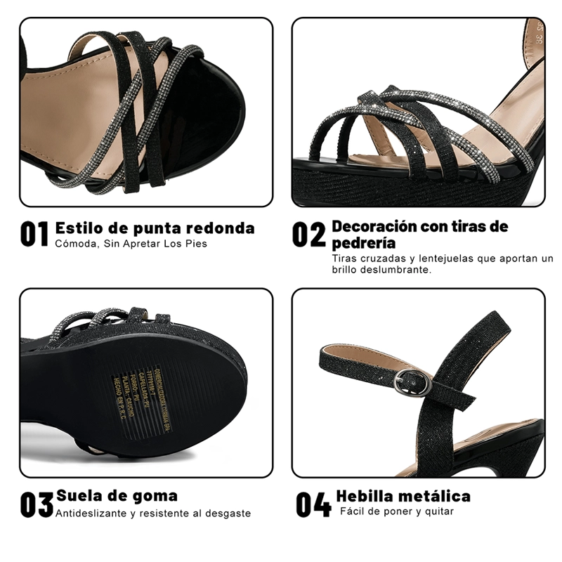 SANDALIA TACO ALTO FIESTA MUJER WEIDE YOU532 - 8