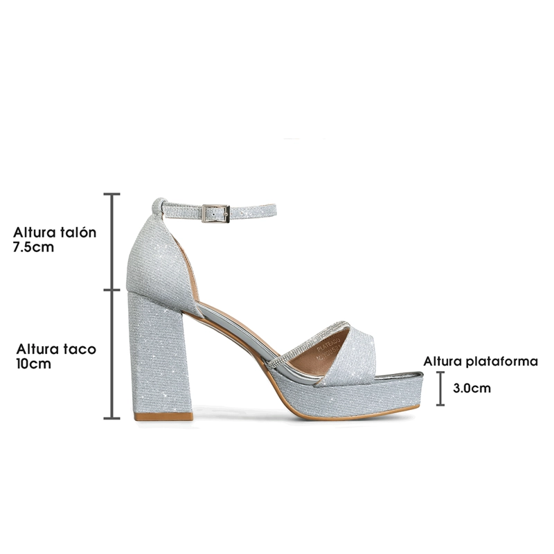 SANDALIA TACO ALTO MODA MUJER WEIDE YOU521 - 6