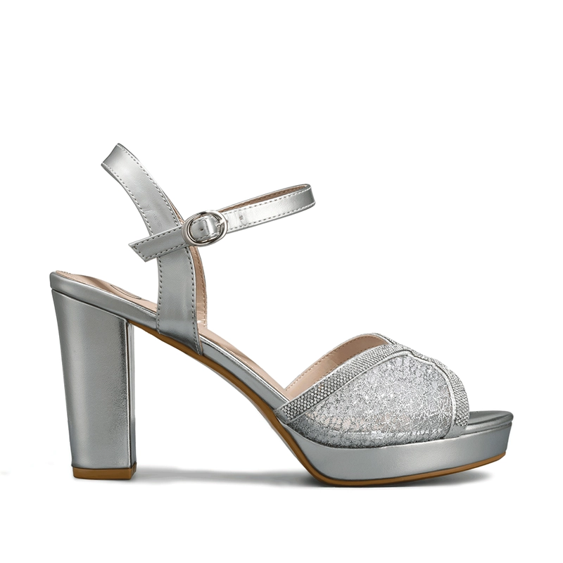 SANDALIA TACO ALTO PEDRERIA FIESTA MUJER WEIDE YOU533 - 1