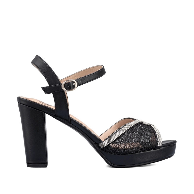 SANDALIA TACO ALTO PEDRERIA FIESTA MUJER WEIDE YOU533 - 1
