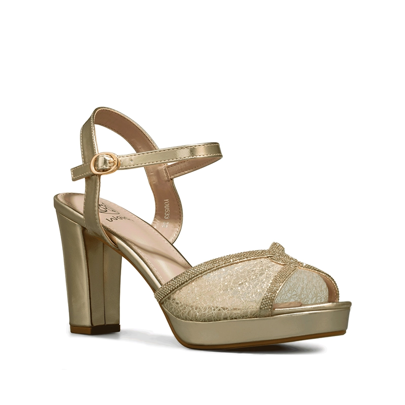 SANDALIA TACO ALTO PEDRERIA FIESTA MUJER WEIDE YOU533 - 8