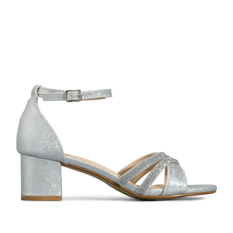 SANDALIA TACO GRUESO FIESTA PEDRERIA MUJER WEIDE YOU525 - 1
