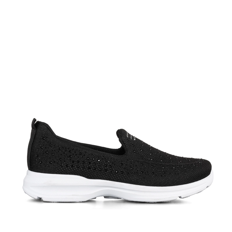 ZAPATILLA CASUAL MUJER SLIP ON CON PEDRERIA WEIDE TFA203 - 1