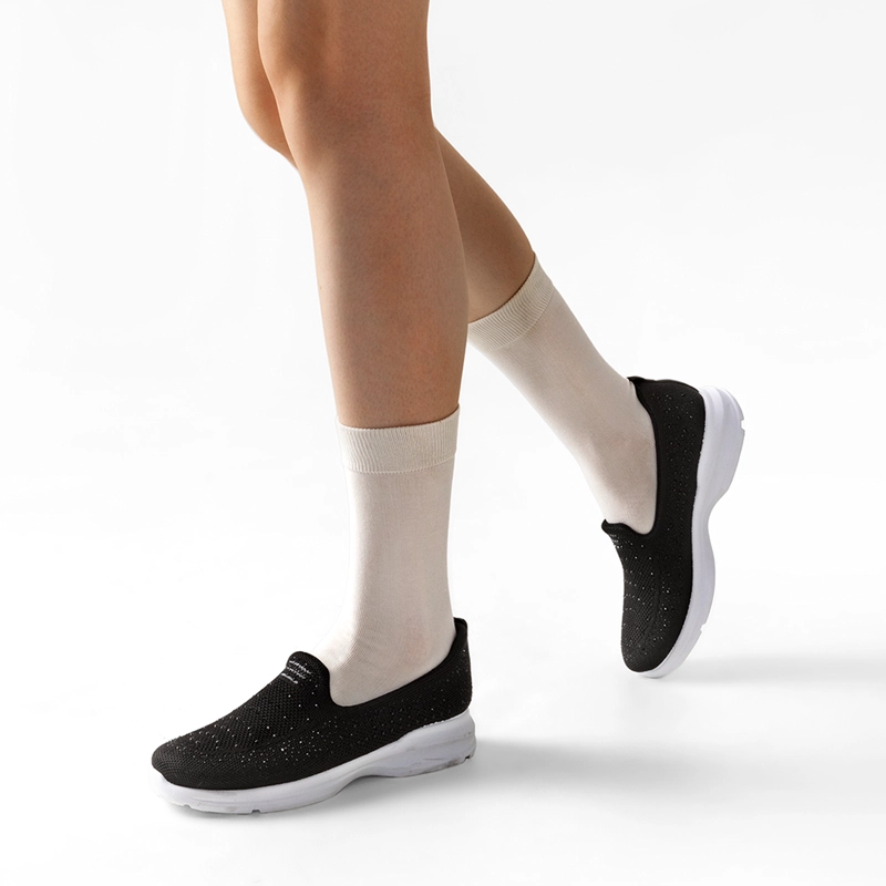 ZAPATILLA CASUAL MUJER SLIP ON CON PEDRERIA WEIDE TFA203 - 2