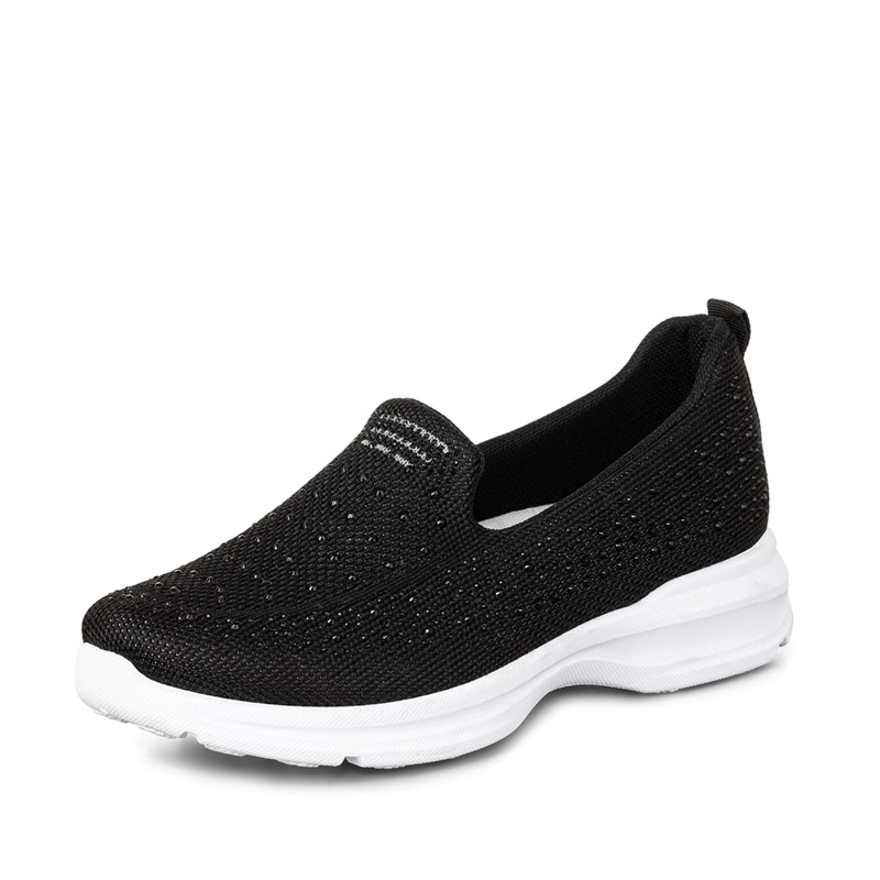 ZAPATILLA CASUAL MUJER SLIP ON CON PEDRERIA WEIDE TFA203 - 5