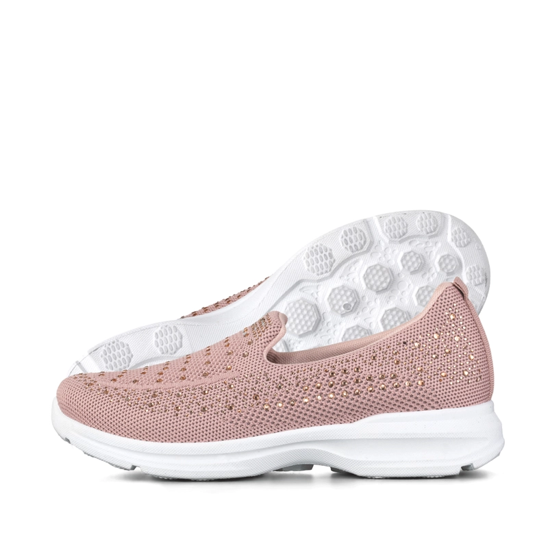 ZAPATILLA CASUAL MUJER SLIP ON CON PEDRERIA WEIDE TFA203 - 6