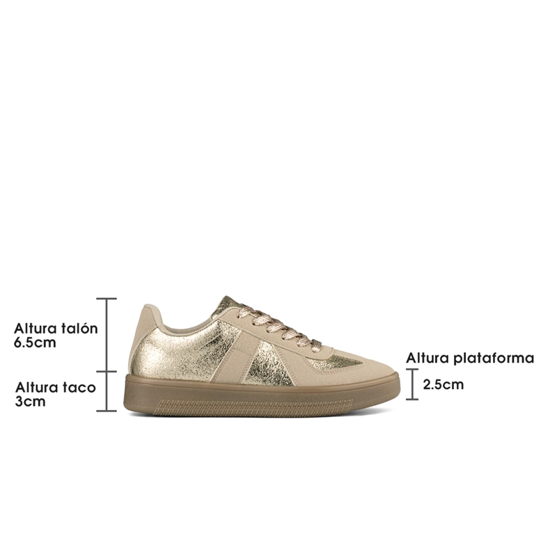 ZAPATILLA DEPORTIVA COMFORT MUJER ECO CUERO WEIDE TFA201 - 5