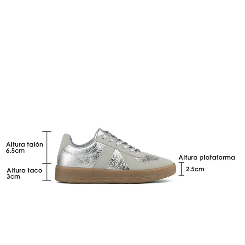 ZAPATILLA DEPORTIVA COMFORT MUJER ECO CUERO WEIDE TFA201 - 5