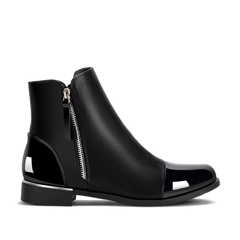 BOTIN NEGRO CASUAL MUJER WEIDE ZS50 - 5