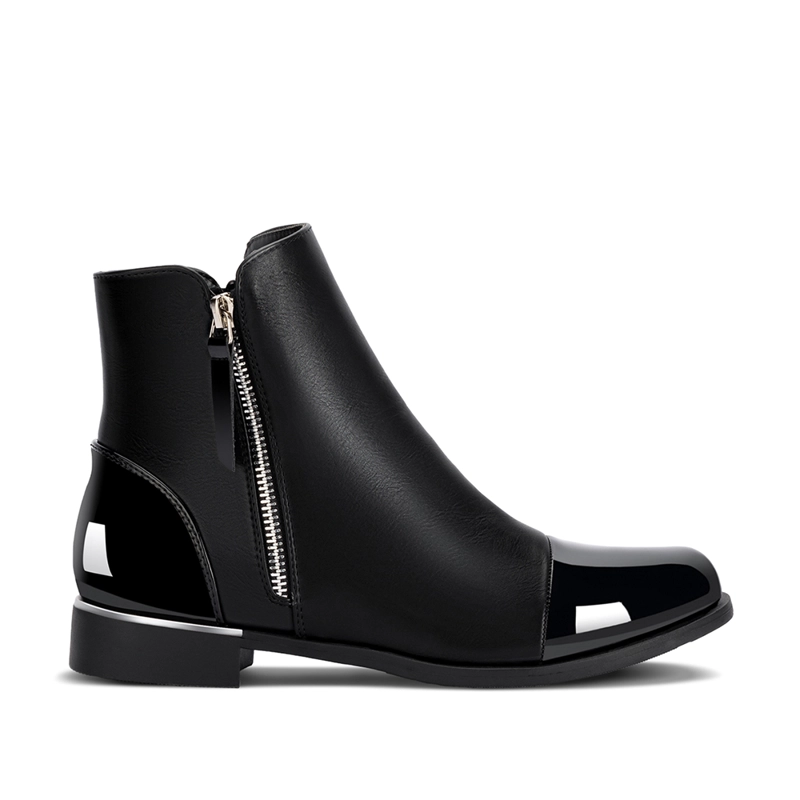 BOTIN NEGRO CASUAL MUJER WEIDE ZS50 - 5