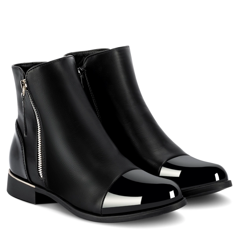 BOTIN NEGRO CASUAL MUJER WEIDE ZS50 - 6