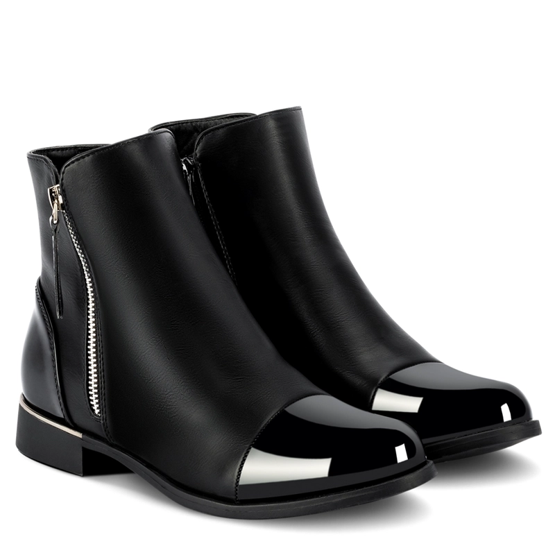 BOTIN NEGRO CASUAL MUJER WEIDE ZS50 - 6