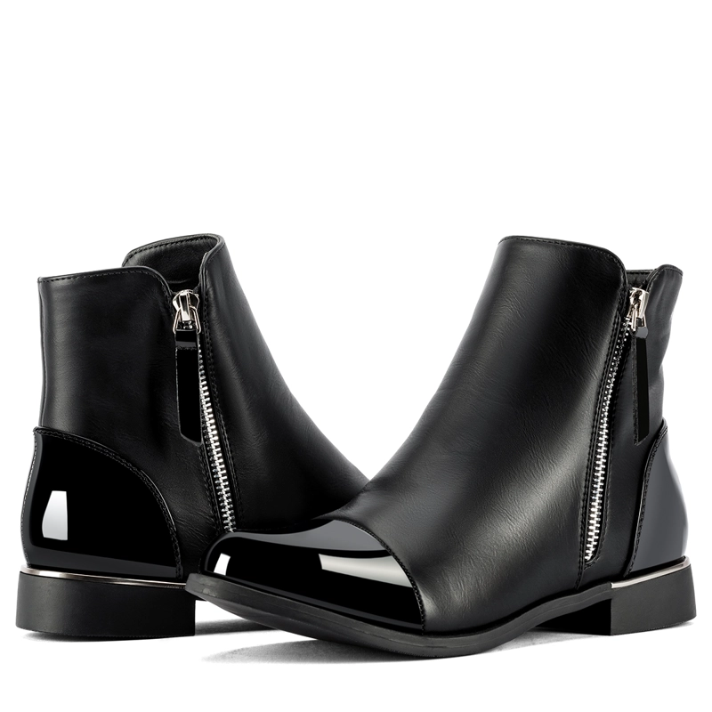 BOTIN NEGRO CASUAL MUJER WEIDE ZS50 - 7