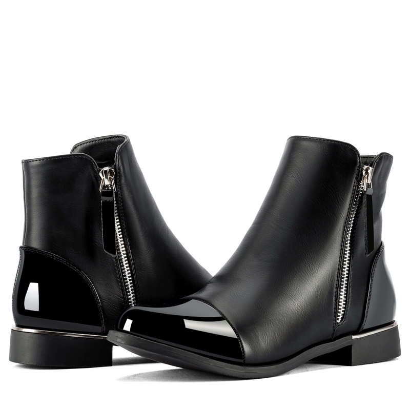 BOTIN NEGRO CASUAL MUJER WEIDE ZS50 - 7