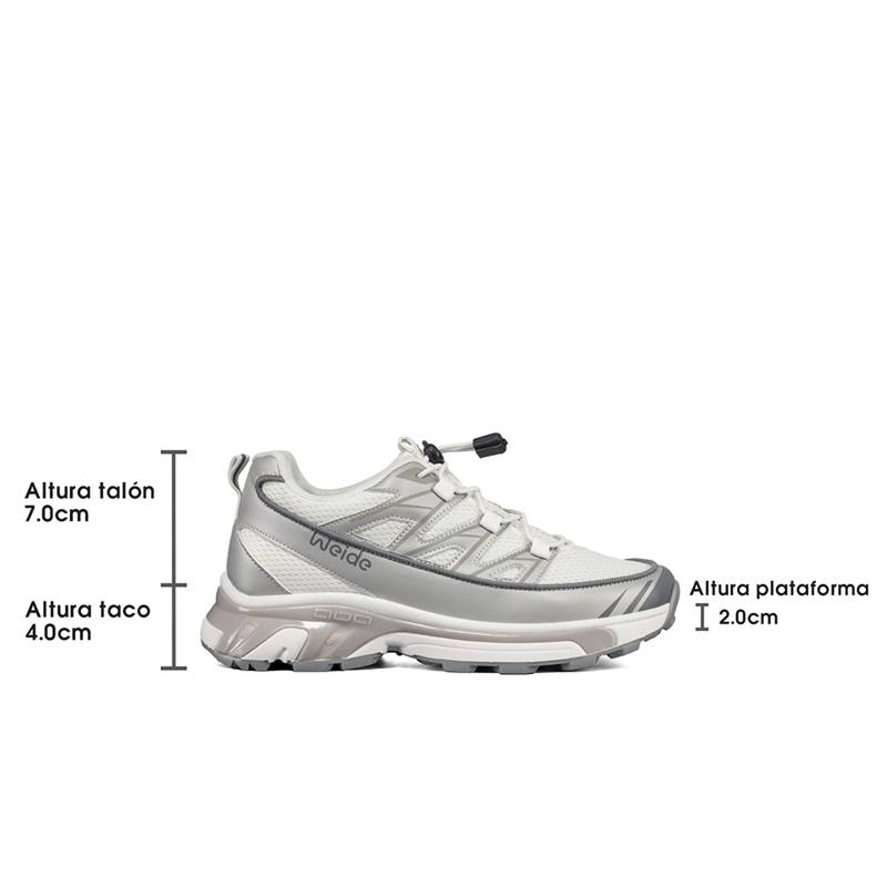 ZAPATILLA CASUAL MUJER URBANA DEPORTIVA VINTAGE WEIDE TFA301 - 7