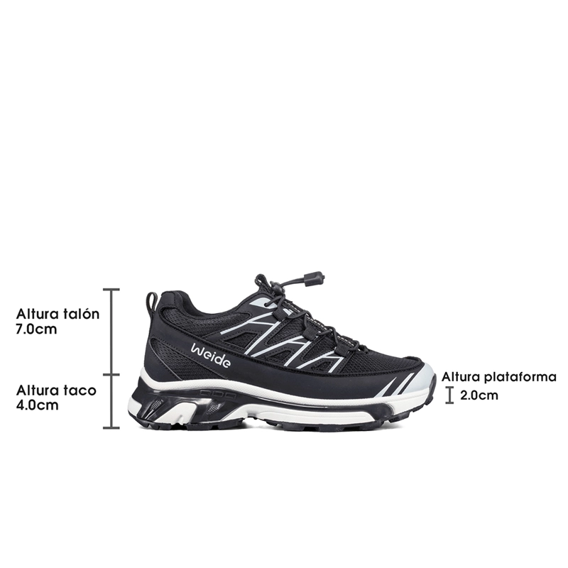 ZAPATILLA CASUAL MUJER URBANA DEPORTIVA VINTAGE WEIDE TFA301 - 7
