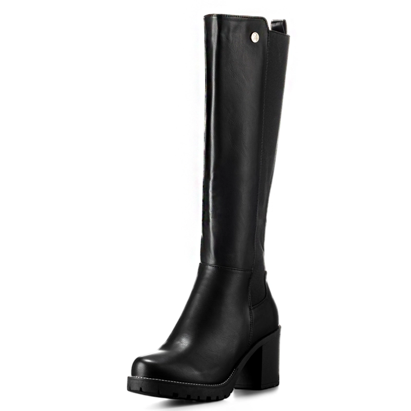 BOTA NEGRO CASUAL MUJER WEIDE ZS53 - 1