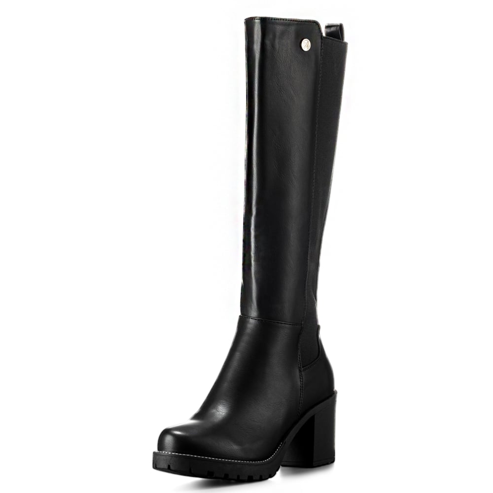 BOTA NEGRO CASUAL MUJER WEIDE ZS53 - 1