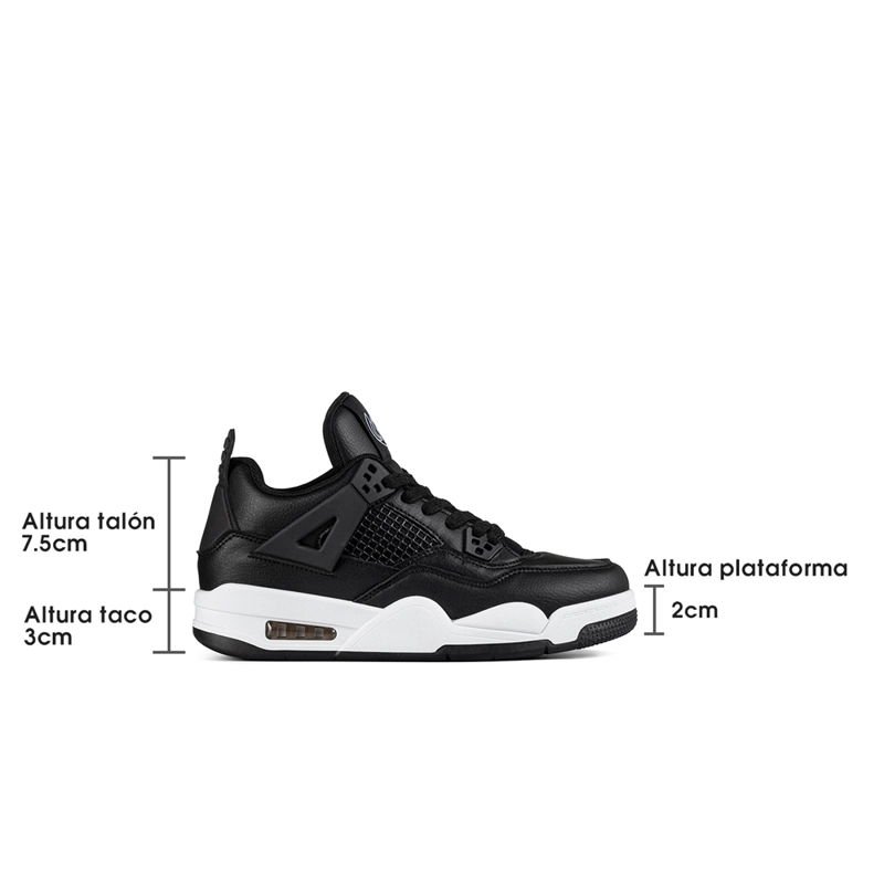 ZAPATILLAS DEPORTIVAS CASUAL MUJER CON CORDONES WEIDE TFA202 - 7