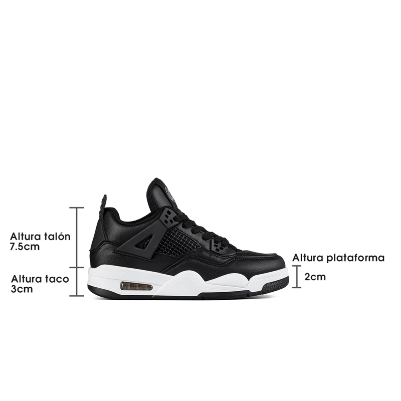 ZAPATILLAS DEPORTIVAS CASUAL MUJER CON CORDONES WEIDE TFA202 - 7