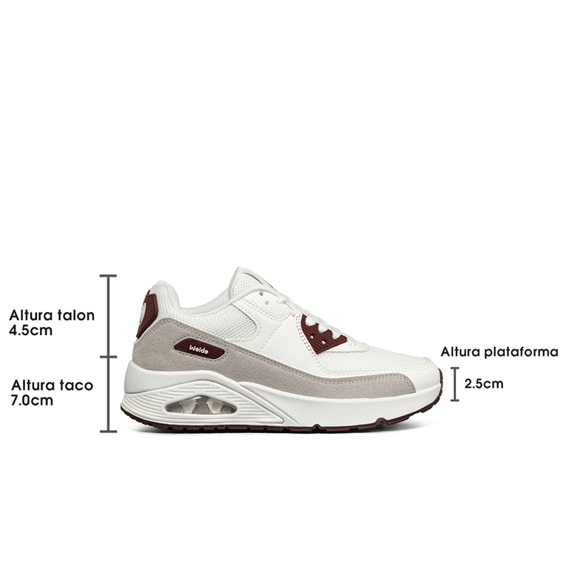 ZAPATILLA URBANA CASUAL MUJER DEPORTIVA CLASICO WEIDE TFA302 - 4