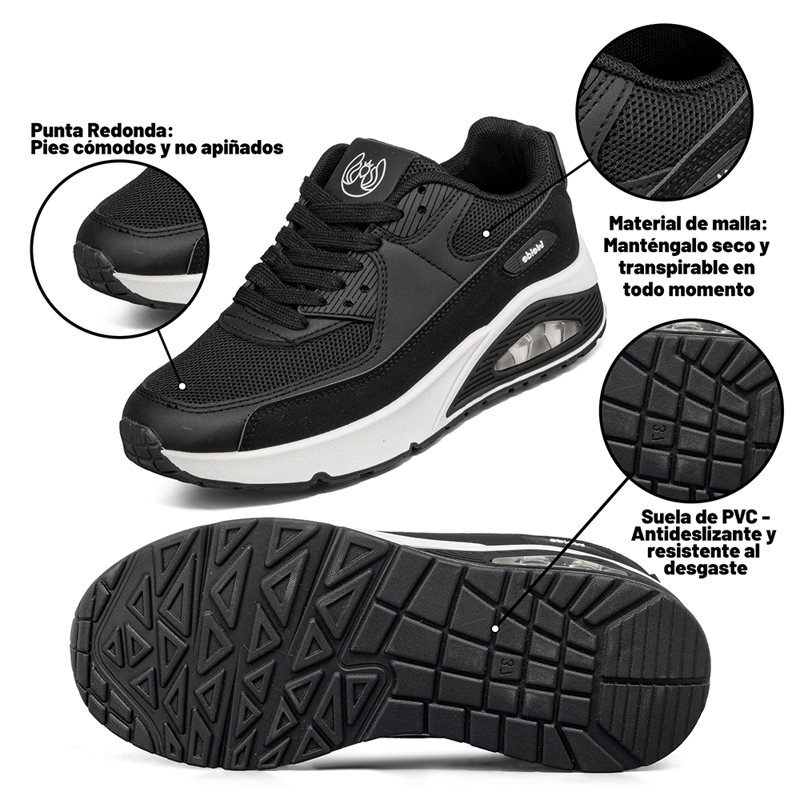 ZAPATILLA URBANA CASUAL MUJER DEPORTIVA CLASICO WEIDE TFA302 - 5