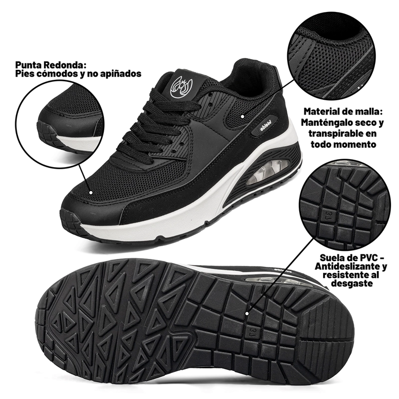 ZAPATILLA URBANA CASUAL MUJER DEPORTIVA CLASICO WEIDE TFA302 - 5