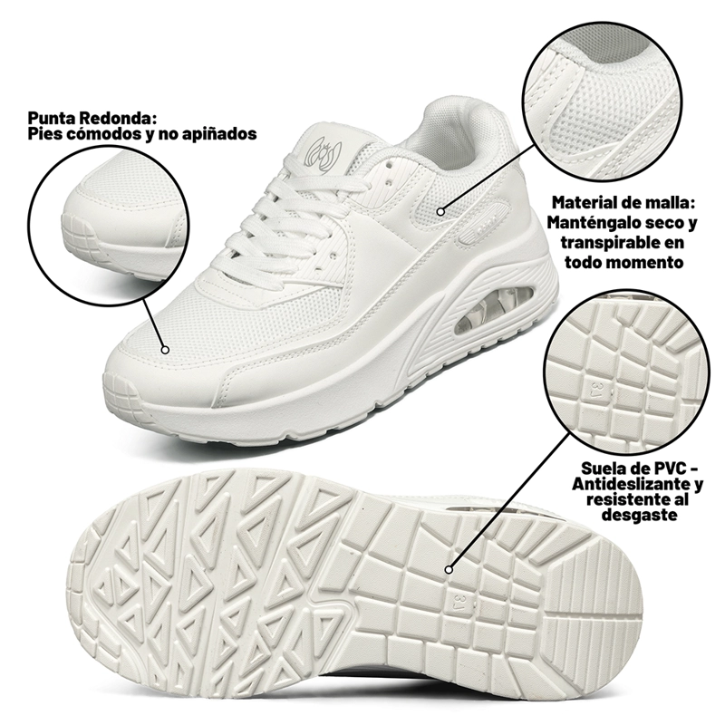ZAPATILLA URBANA CASUAL MUJER DEPORTIVA CLASICO WEIDE TFA302 - 8